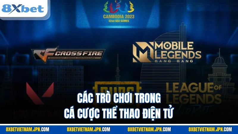 Các trò chơi trong cá cược thể thao điện tử